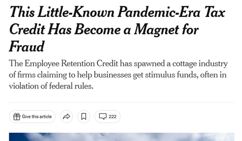 This Little-Known Pandemic-Era Tax Credit Has Become a Magnet for Fraud